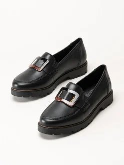 Rieker - Svarta loafers