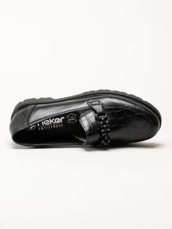 Rieker - Svarta loafers