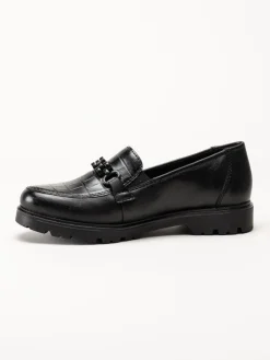 Rieker - Svarta loafers