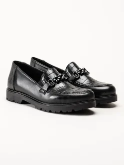 Rieker - Svarta loafers