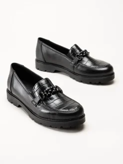 Rieker - Svarta loafers