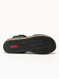 Rieker - Svarta sandaler