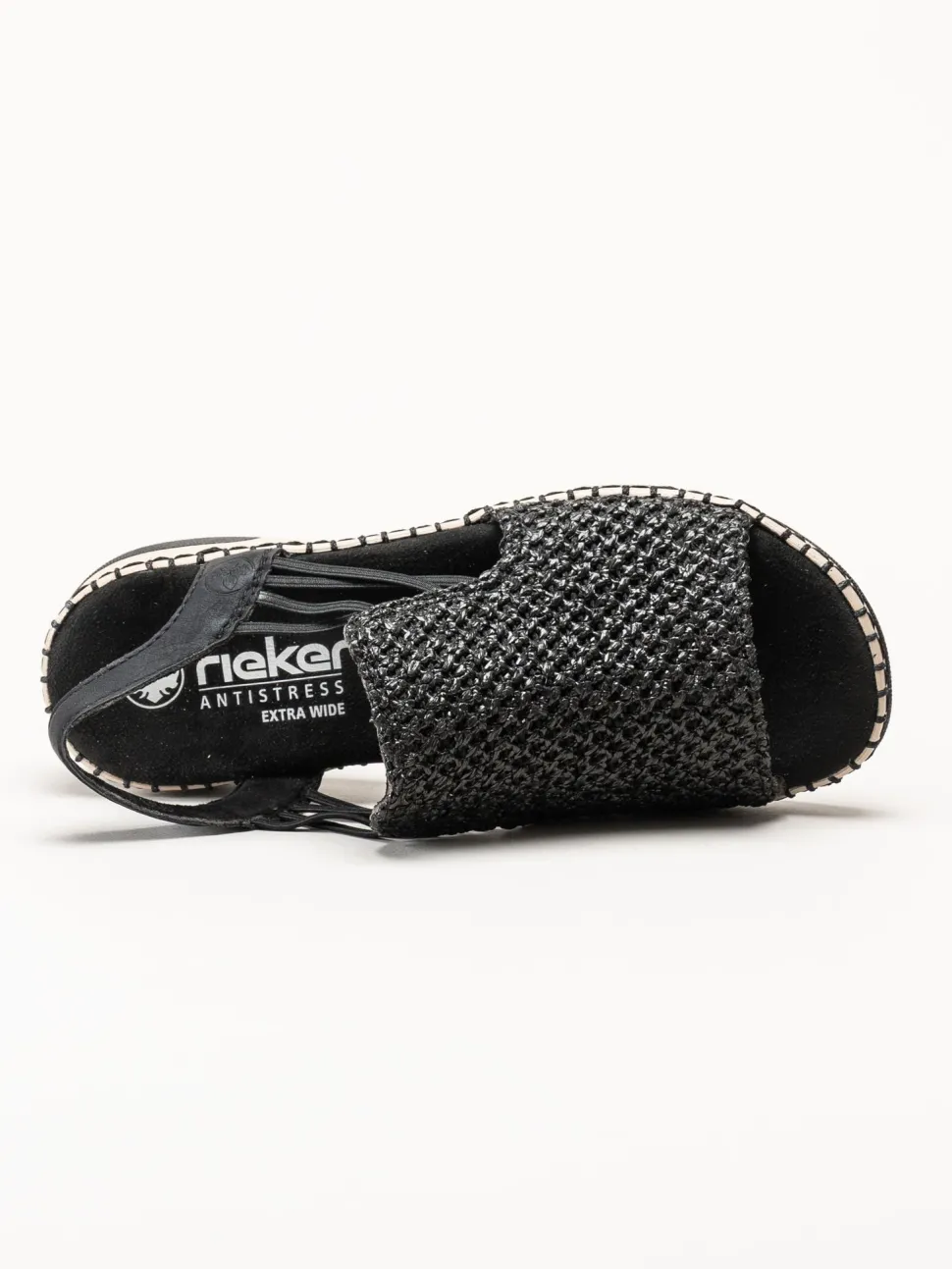 Rieker - Svarta sandaler