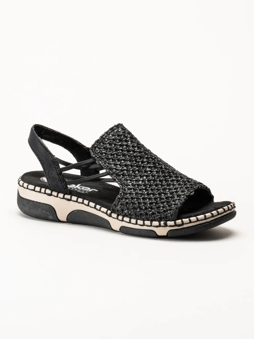 Rieker - Svarta sandaler