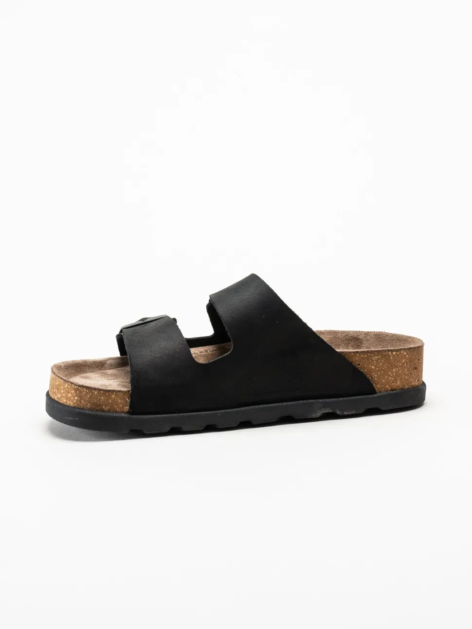 Rieker - Svarta sandaler i nubuck