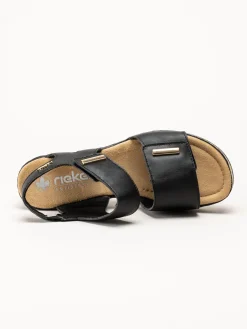 Rieker - Svarta sandaletter