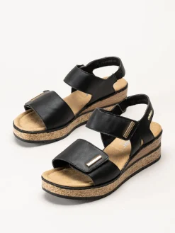 Rieker - Svarta sandaletter