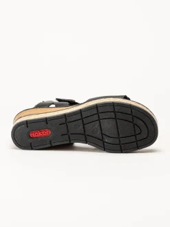 Rieker - Svarta sandaletter