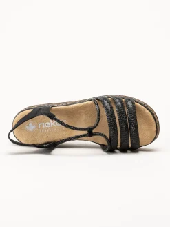 Rieker - Svarta sandaletter