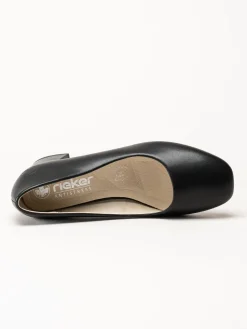 Rieker - Svarta skinnpumps