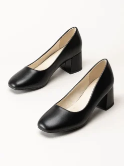 Rieker - Svarta skinnpumps
