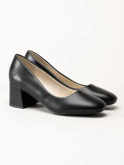Rieker - Svarta skinnpumps