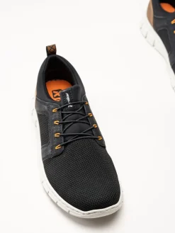 Rieker - Svarta slip on sneakers
