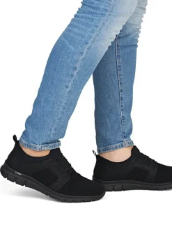 Rieker - Svarta slip on sneakers