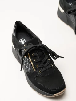 Rieker - Svarta sneakers