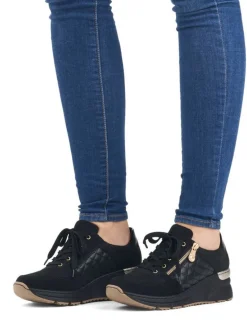Rieker - Svarta sneakers
