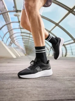 Rieker - Svarta sneakers i mesh