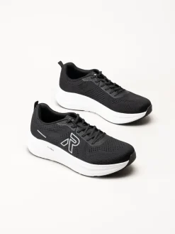 Rieker - Svarta sneakers i mesh