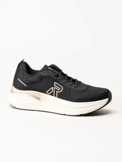 Rieker - Svarta sneakers i mesh