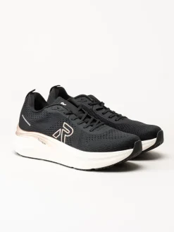 Rieker - Svarta sneakers i mesh