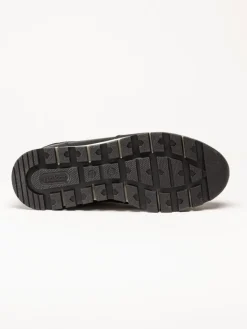 Rieker - Svarta sneakers i skinn