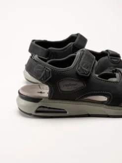 Rieker - Svarta sportiga sandaler