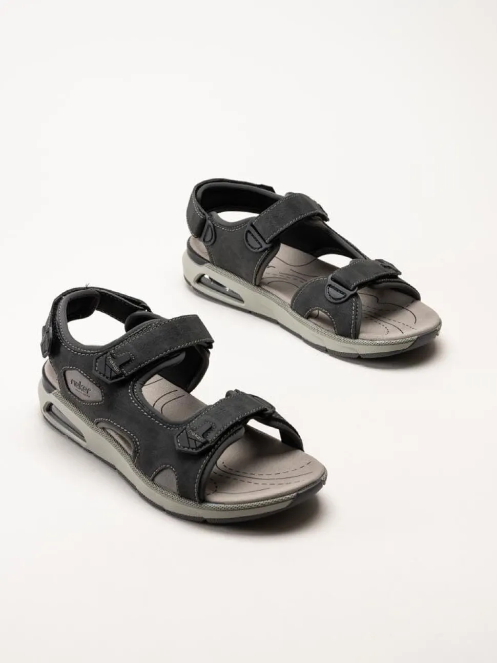 Rieker - Svarta sportiga sandaler