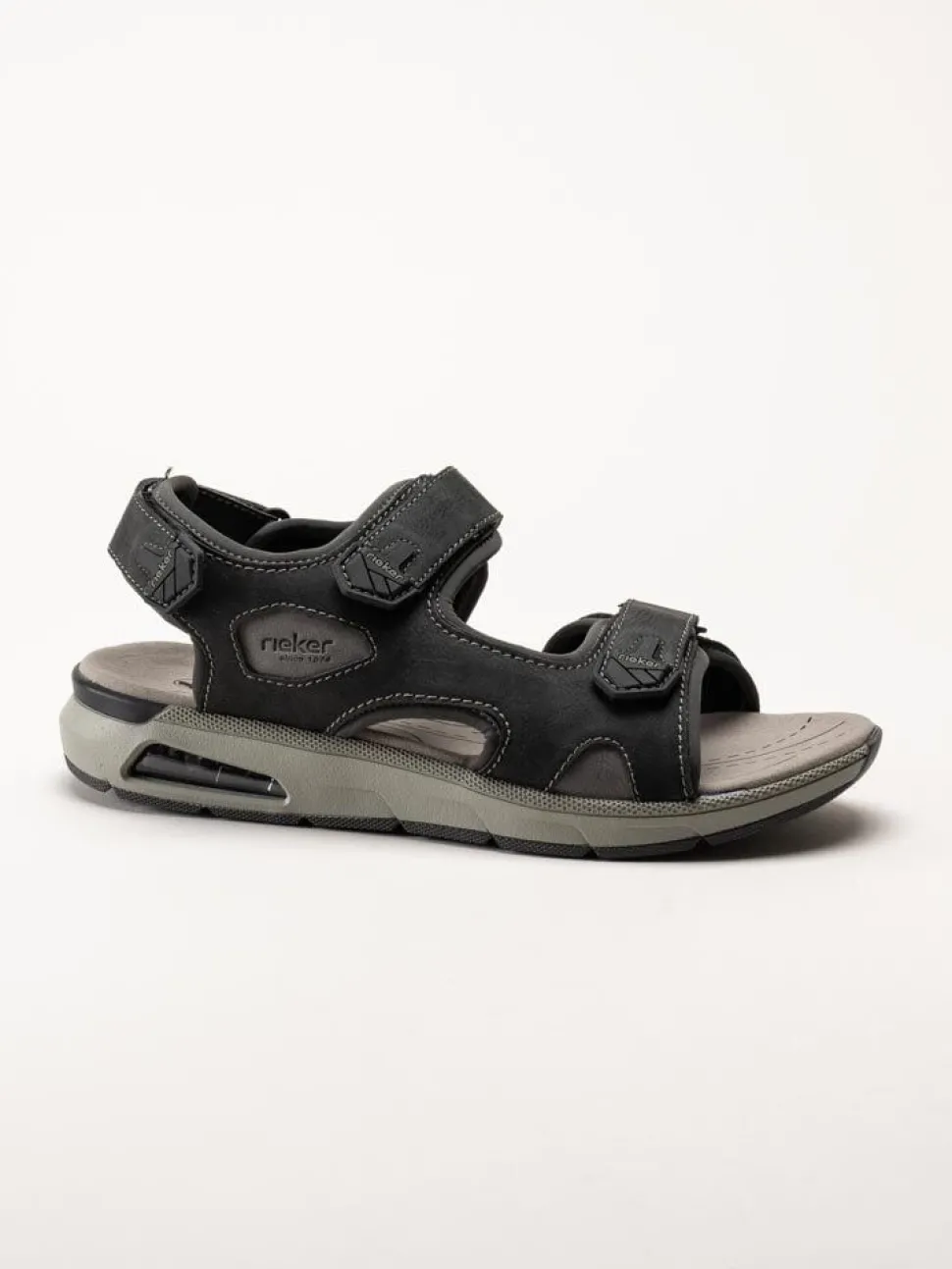 Rieker - Svarta sportiga sandaler