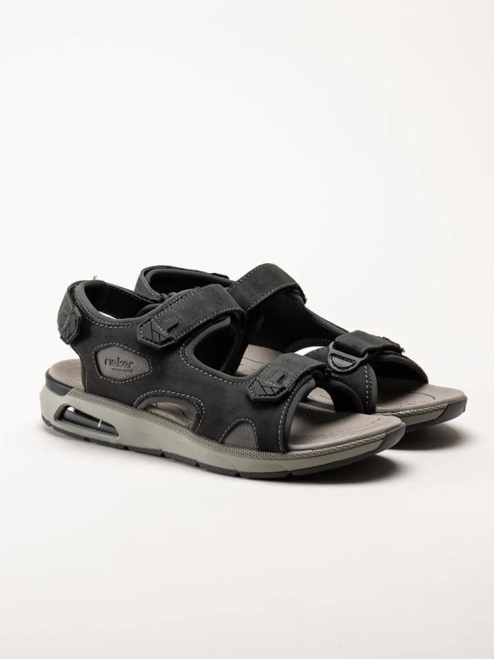Rieker - Svarta sportiga sandaler
