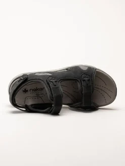 Rieker - Svarta sportiga sandaler