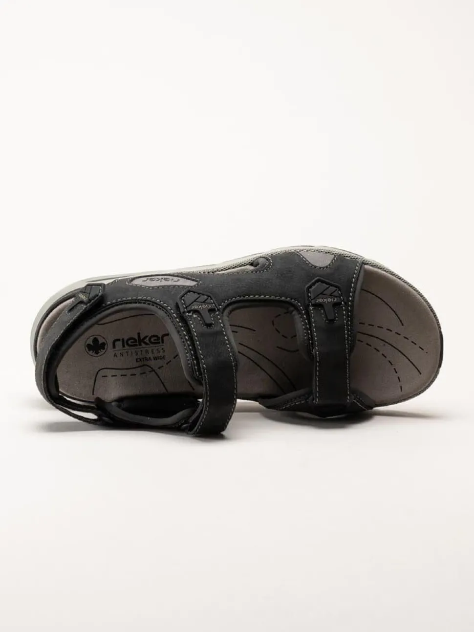 Rieker - Svarta sportiga sandaler