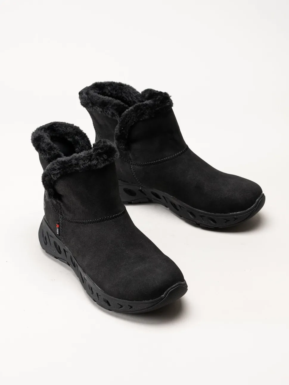 Rieker - Svarta varmfodrade boots