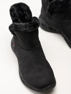 Rieker - Svarta varmfodrade boots
