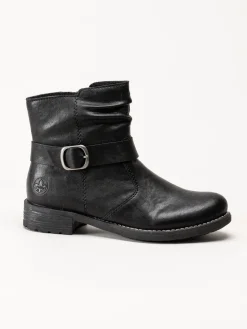 Rieker - Svarta varmfodrade boots