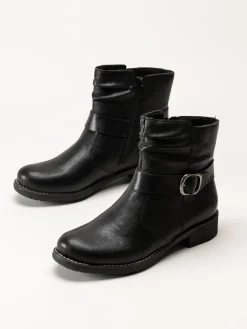 Rieker - Svarta varmfodrade boots