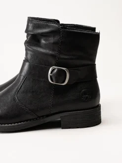 Rieker - Svarta varmfodrade boots