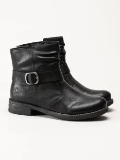 Rieker - Svarta varmfodrade boots