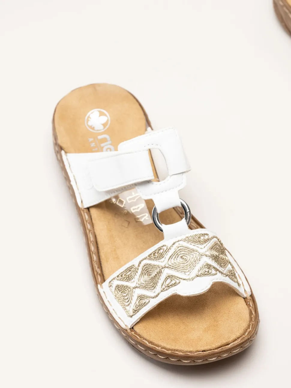 Rieker - Vita sandaler