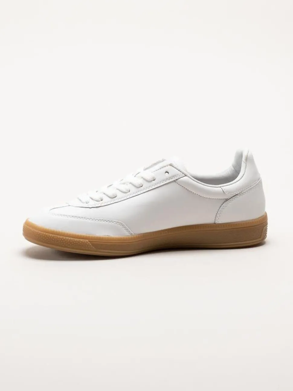 Rieker - Vita sneakers i skinn
