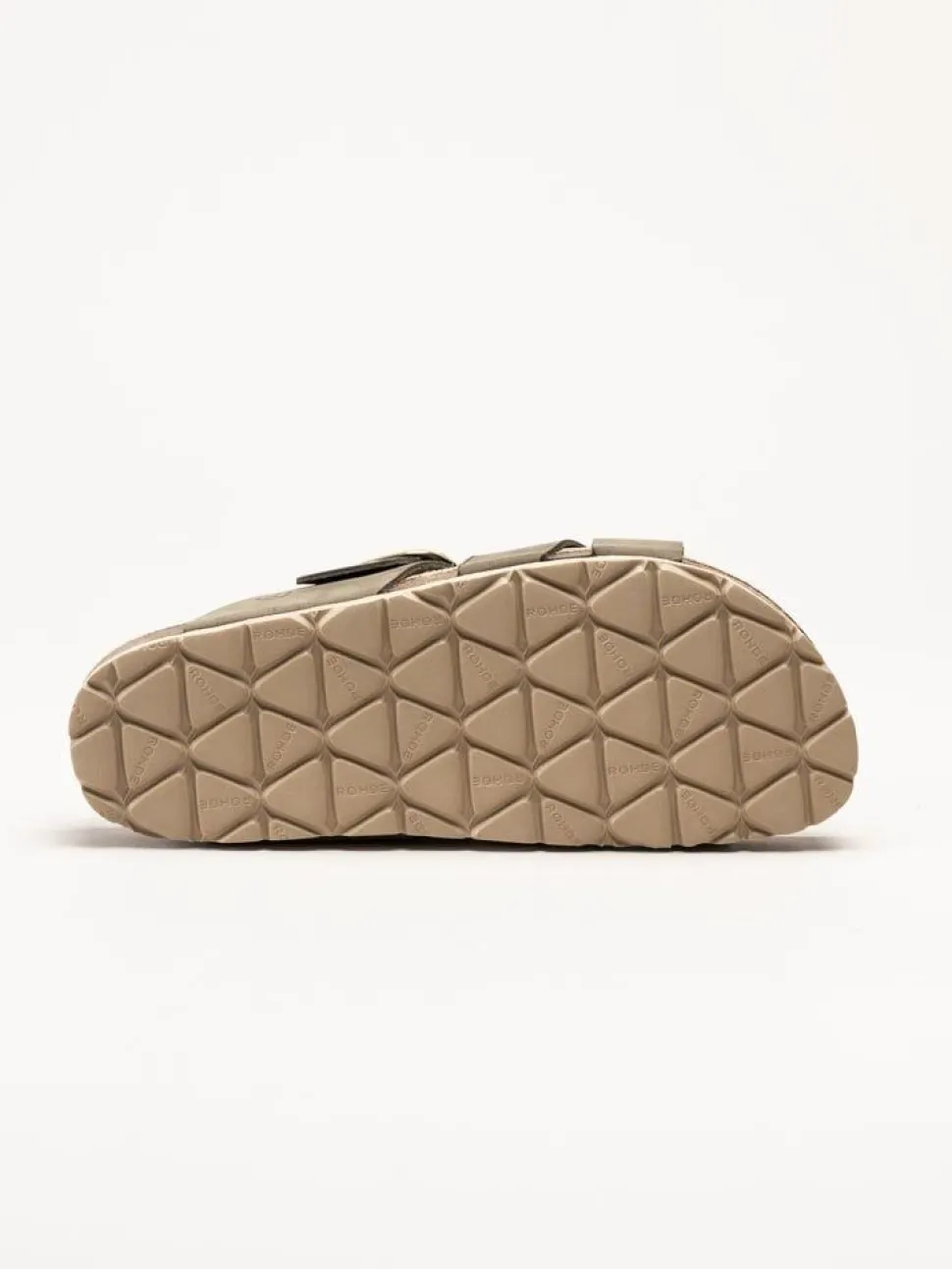 Rohde - Elba - Olivgröna slip in sandaler i nubuck