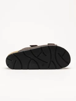 Rohde - H.Soave - Mörkbruna slip in sandaler