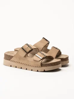 Rohde - Latina - Beige platåsandaler