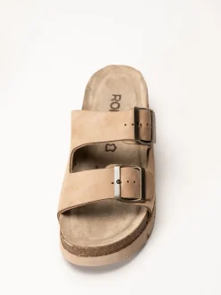 Rohde - Latina - Beige platåsandaler