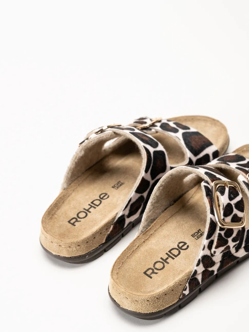 Rohde - Rodigo-D - Djurmönstrade slip in sandaler