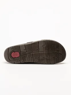 Rohde - Rodigo-D - Mörkbruna sandaler i skinn