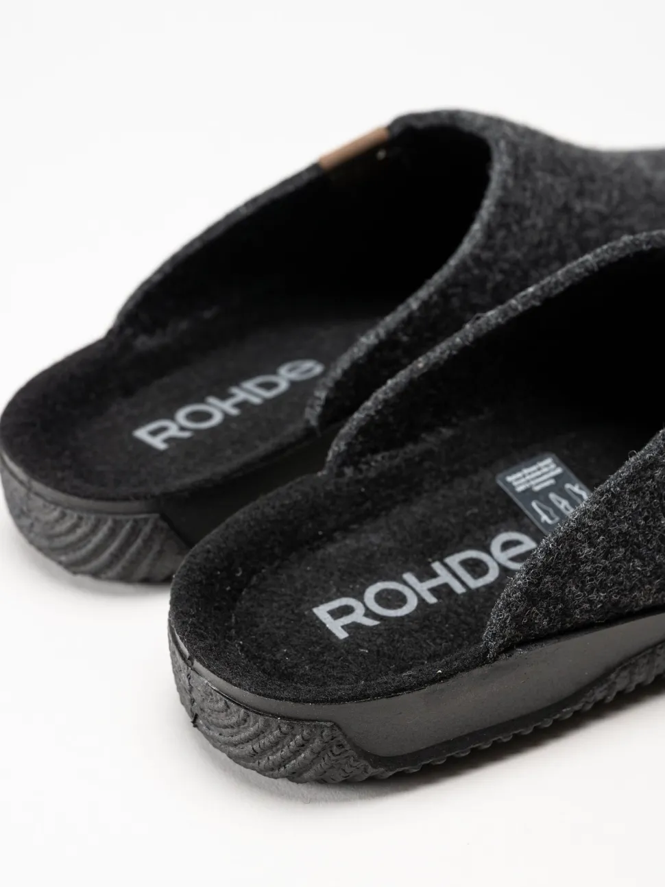 Rohde - Soltau-H - Mörkgrå slip in tofflor