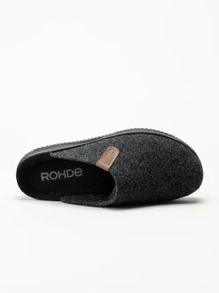 Rohde - Soltau-H - Mörkgrå slip in tofflor