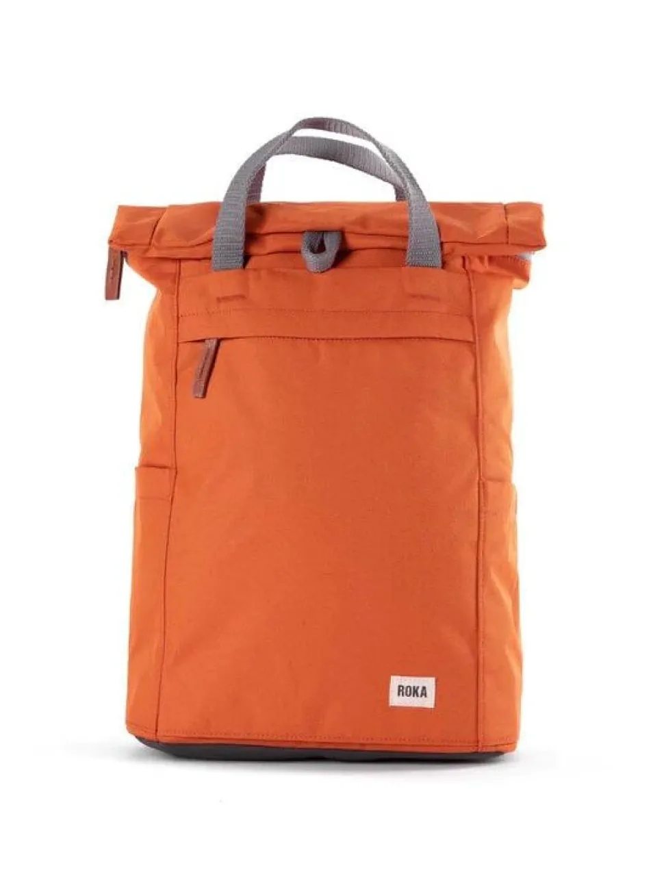ROKA - Finchley A Recycled Canvas - Orange medium ryggsäck i canvas