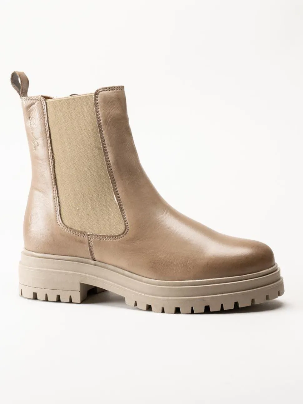 Rosa Negra - Beige boots i skinn