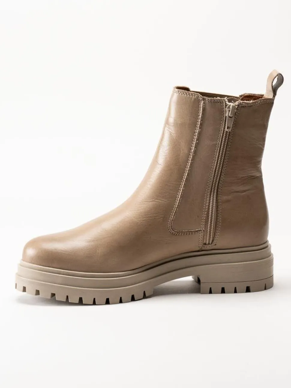 Rosa Negra - Beige boots i skinn